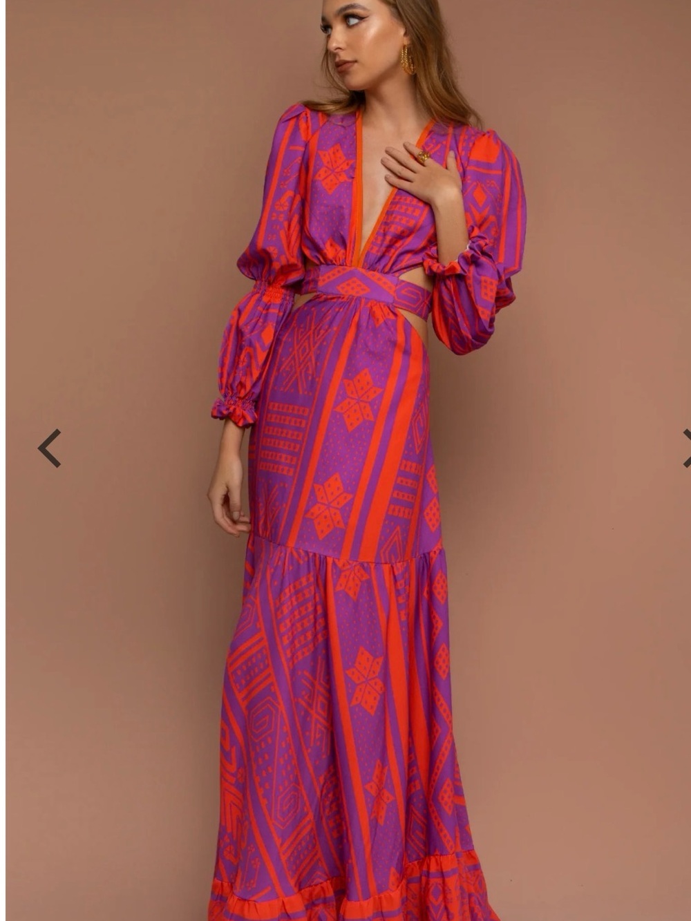 Mar a Mar beautiful Patterned Maxi Dress
